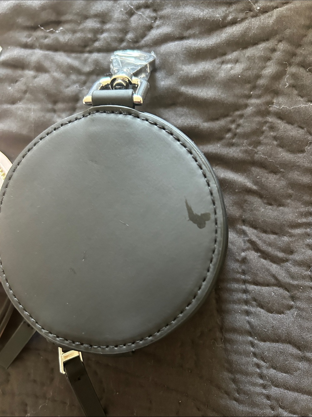 Michael Kors Rose Gold Coin Pouch and Rabbane Black Round Key Pouch Duo - Picture 3 of 4